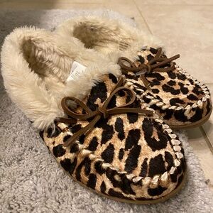 J Crew Cheetah Moccasins